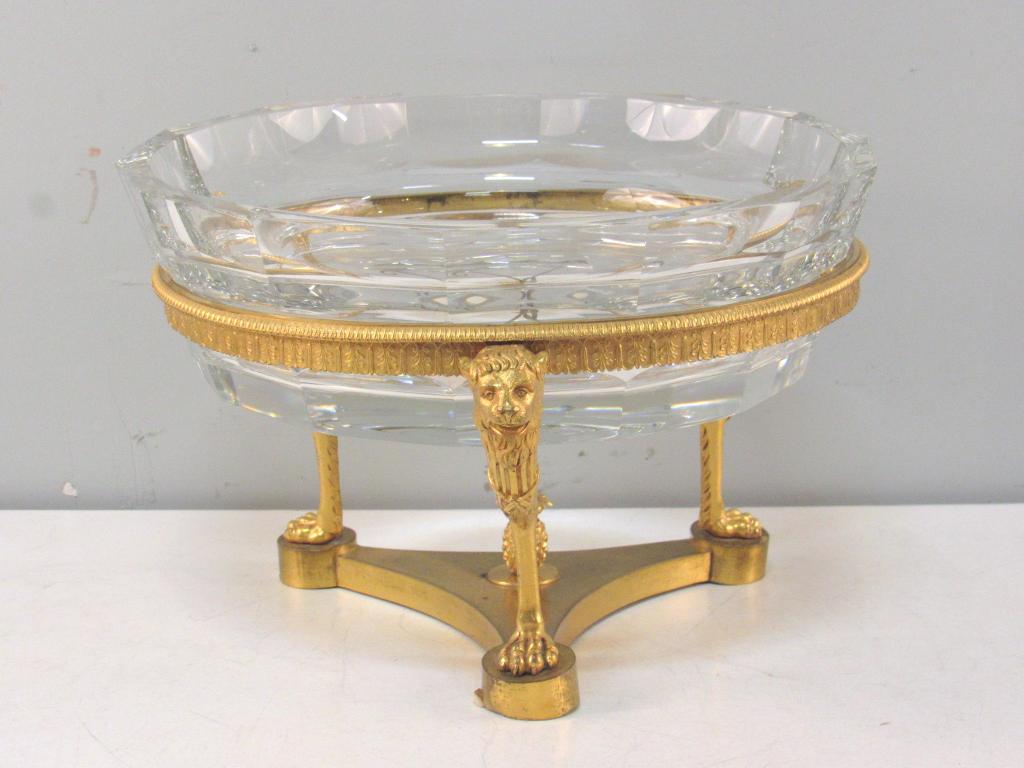 Baccarat Bowl in Bronze Centerpiece (1 of 7)