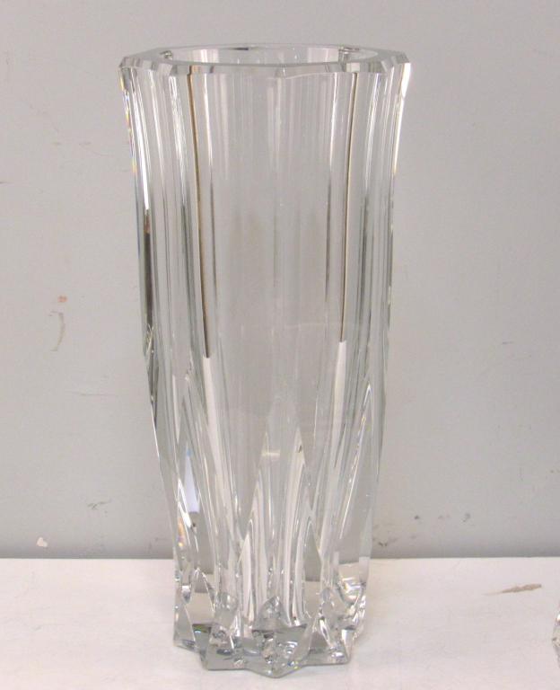 Large Baccarat Crystal Vase (as is) (1 of 3)
