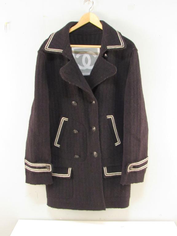 Chanel Black and White Wool Jacket (1 of 6)