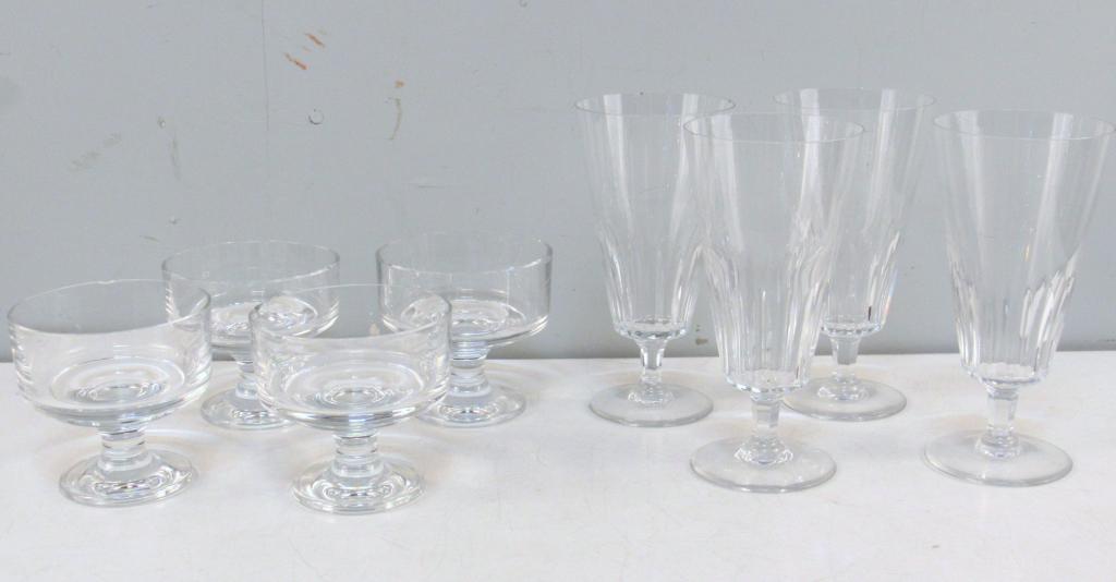 8 Baccarat Crystal Glasses - As is (1 of 3)