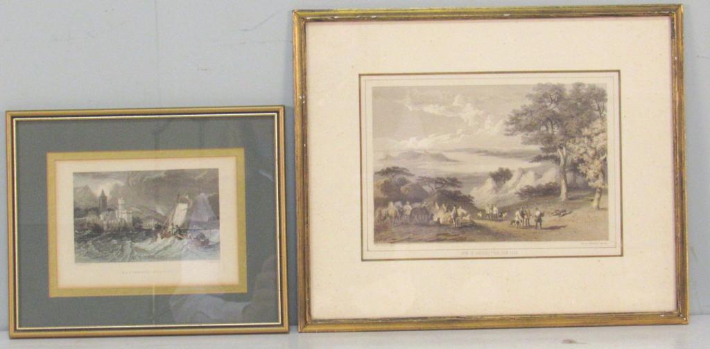 2 Hand Colored Prints (1 of 8)