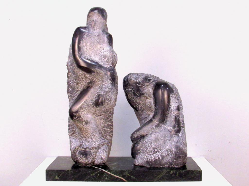 Unsigned Abstract Marble Sculpture (1 of 6)