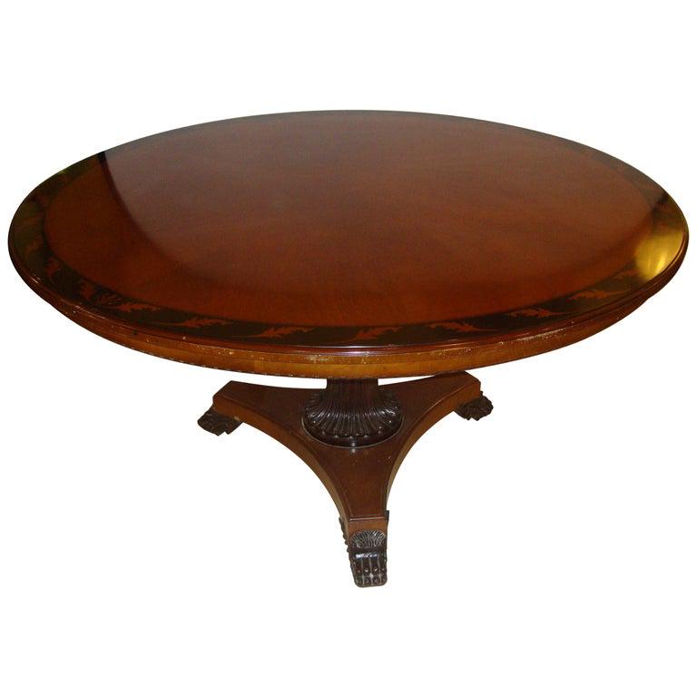Circular Regency Style Dining Table (1 of 7)