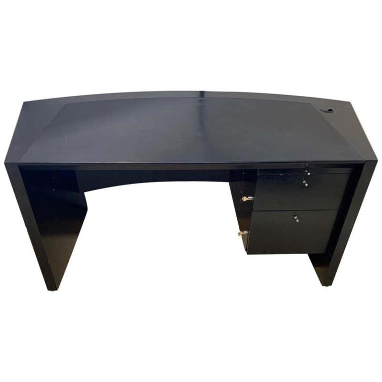 Mid Century Modern Pace Collection Ebonized Desk (1 of 14)