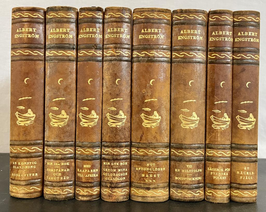 8 Piece Book Collection of Albert Engstrom (1 of 6)
