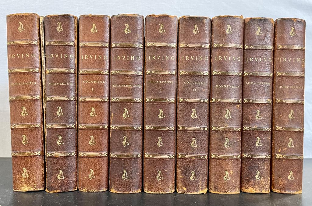 9 Piece Book Collection of Irving Washington (1 of 8)