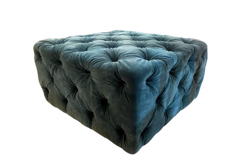 Hollywood Regency Style Ottoman (101-3627AC) (1 of 8)