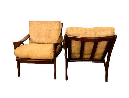 Pair Danish Modern Arm Chairs (1 of 10)