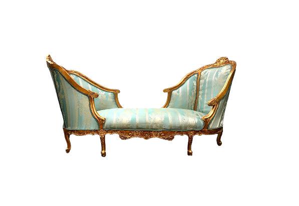 French Style Chaise Lounge Chair (101-1921) (1 of 13)