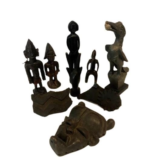 Assorted Wooden Mayan/Aztec Decorative (1 of 10)