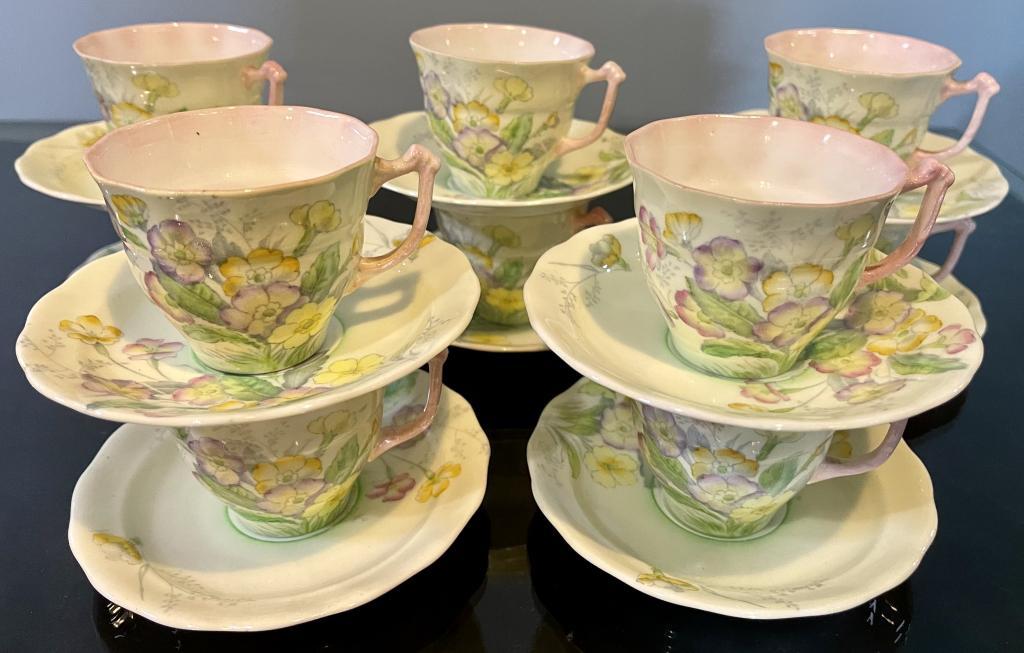 10 Piece Old Royal China Tea Set (1 of 6)