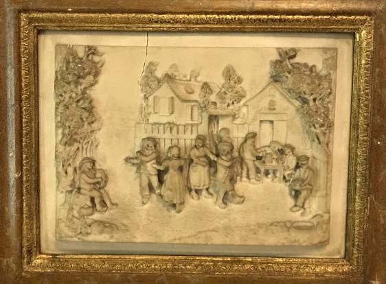 Composition and Plaster Framed Relief (1 of 11)