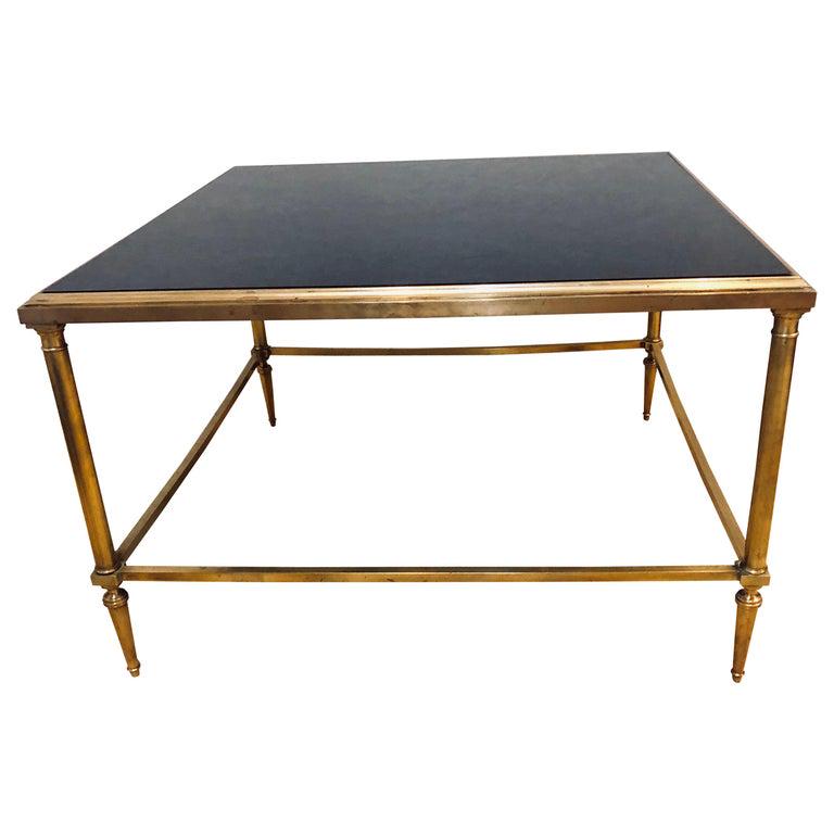 Hollywood Regency Bronze Coffee Table (1 of 7)