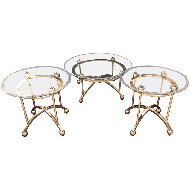 3-Piece Set Modern Art Deco Style End Tables (1 of 14)