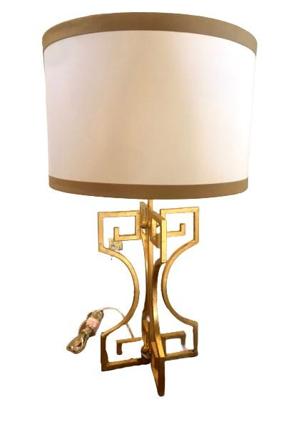 Metal Gold Platted Table Lamp (1 of 8)