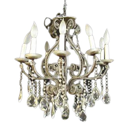 Hollywood Regency 10 Arm Chandelier (1 of 5)