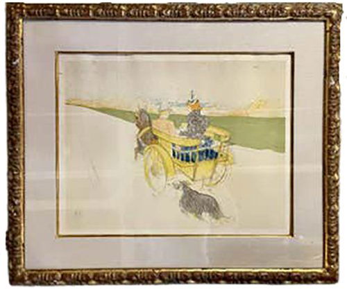 Signed Henri de Toulouse Lautrec Lithograph (1 of 7)