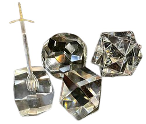 Six Pieces Crystal Some Baccarat. (1 of 8)