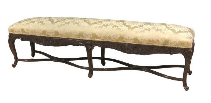 Country French Style 6 Legged Long Bench (1 of 8)