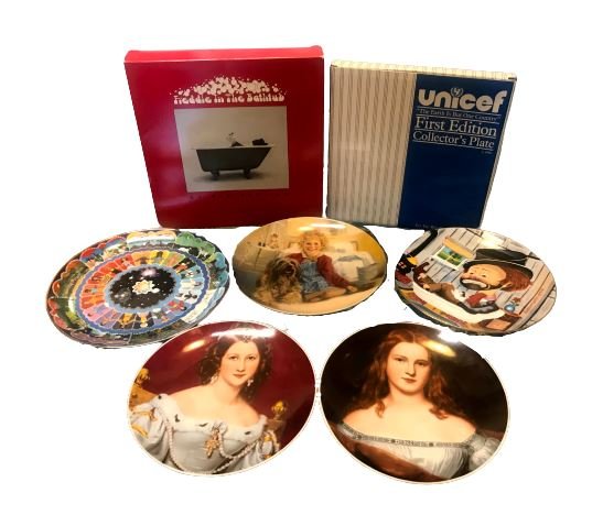 5 Assorted Decorative Plates (1 of 15)