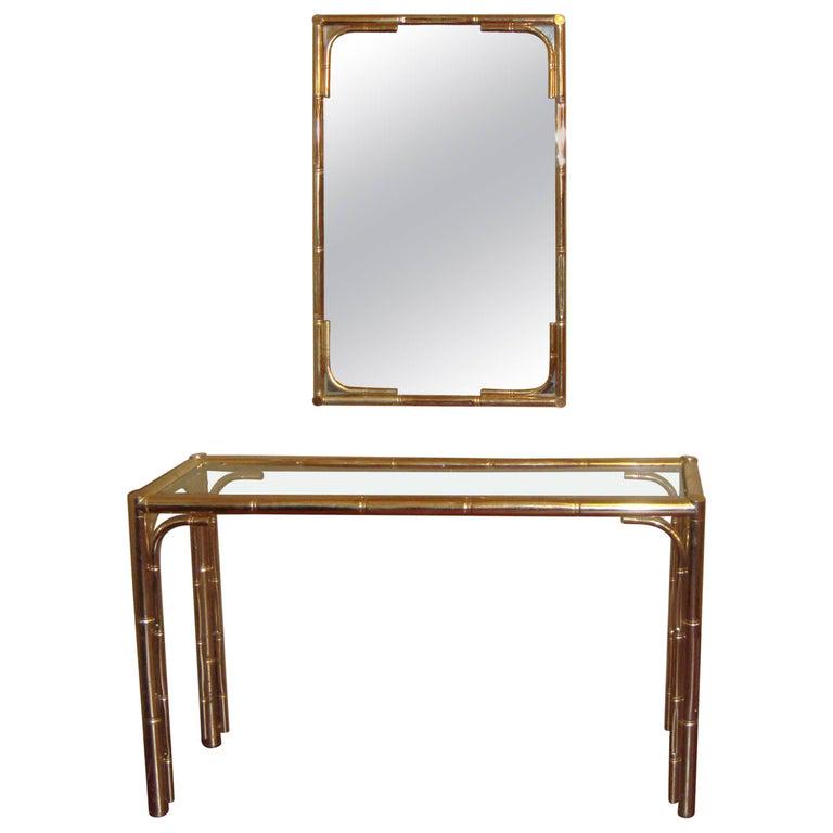 Bagues Style Bamboo Mirror and Console Table (1 of 7)