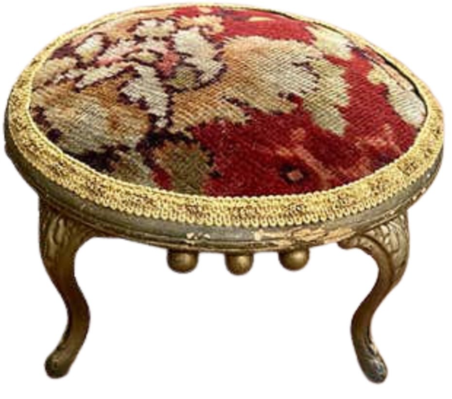 Needle Point Decoration Miniature Table (1 of 5)