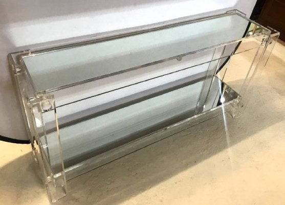 Mid Century Lucite Console (1 of 17)