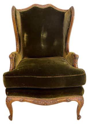 Christopher Hyland Upholstered  Armchair. Louis XV (1 of 11)