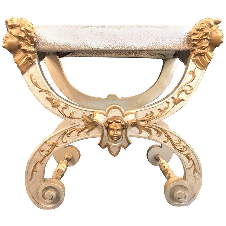 Antique Italian Stool Bench (1 of 10)