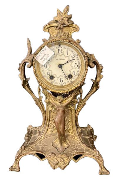 Seth Thomas Bronze Mantel Clock (1 of 7)
