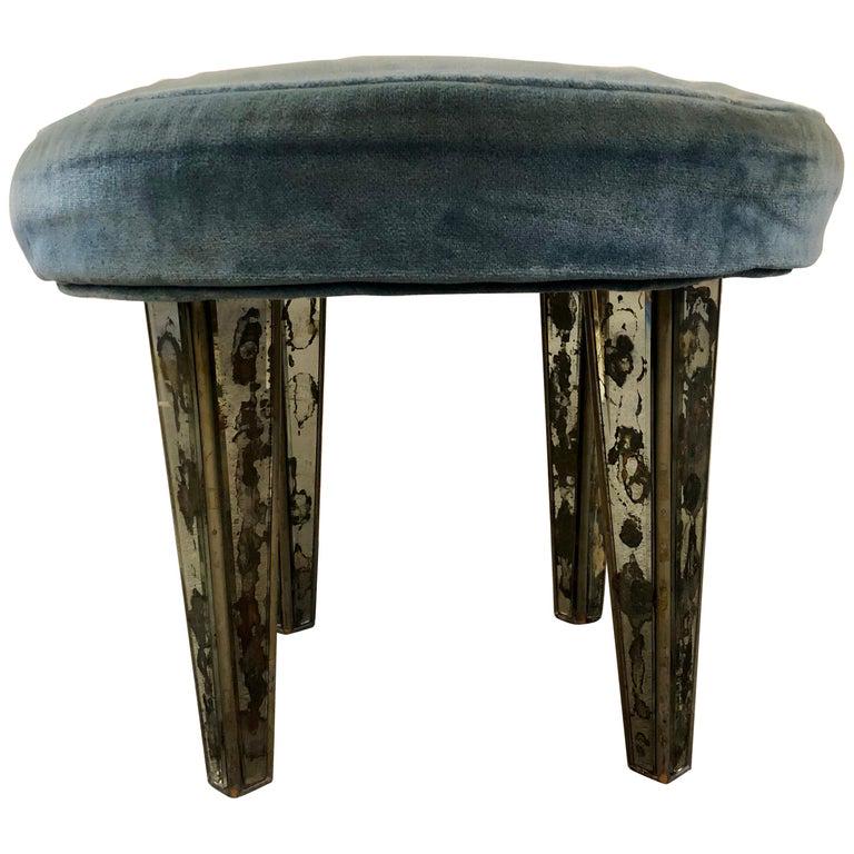 Mirror Based Vanity / Foot Stool Art Deco Style (1 of 9)