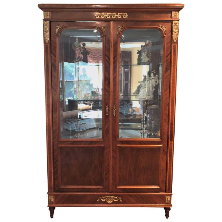 Antique French Empire Style Armiore Vitrine (1 of 13)
