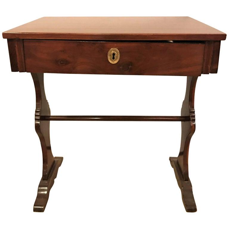 Single Drawer Biedermeier End Table (1 of 10)