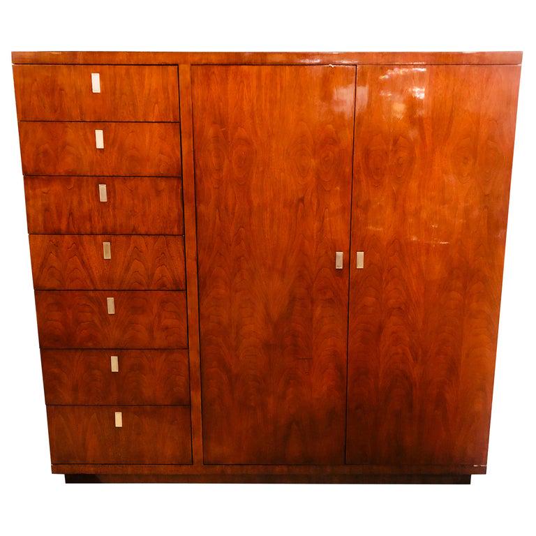 Ralph Lauren Walnut Modern Hollywood Armoire (1 of 20)