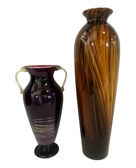 Two Art Glass Vases. Signed (1 of 12)