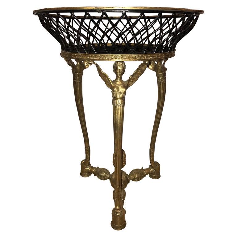 19th-20th Early Empire Bronze Basket Jardinaire (1 of 14)