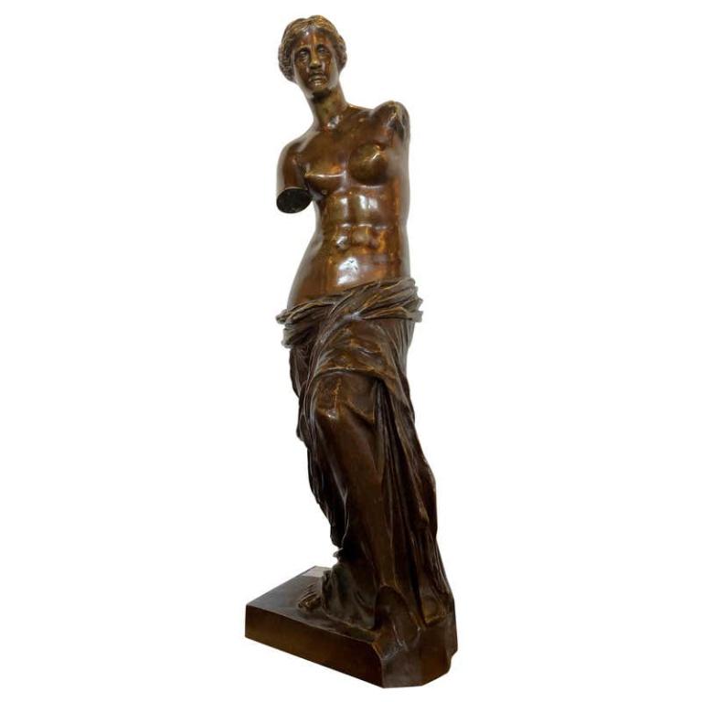Ron Sauvage Signed Bronze Statue Venus De Milo (1 of 11)