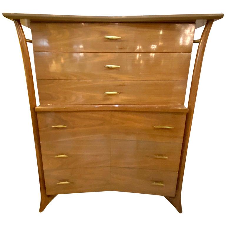 Mid-Century Modern Piet Hein Modern Walnut Dresser (1 of 16)