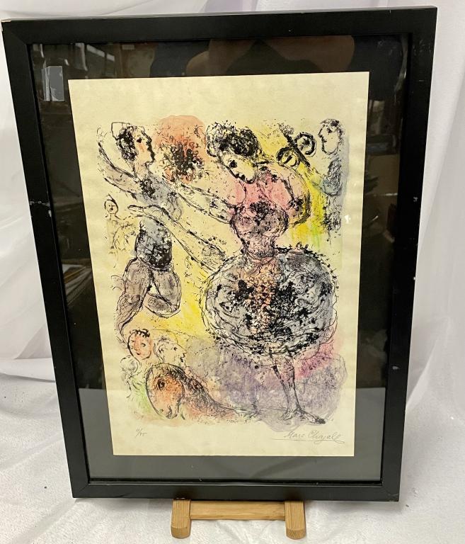 Framed Marc Chagall Lithiograph Edition (1 of 7)