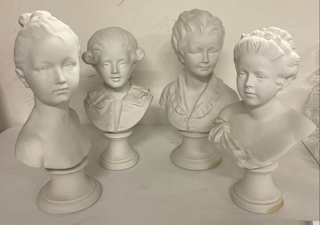 Four Parian Busts (1 of 9)