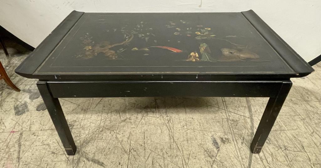 Paint and Ebonized Chinese Coffee Table (1 of 6)