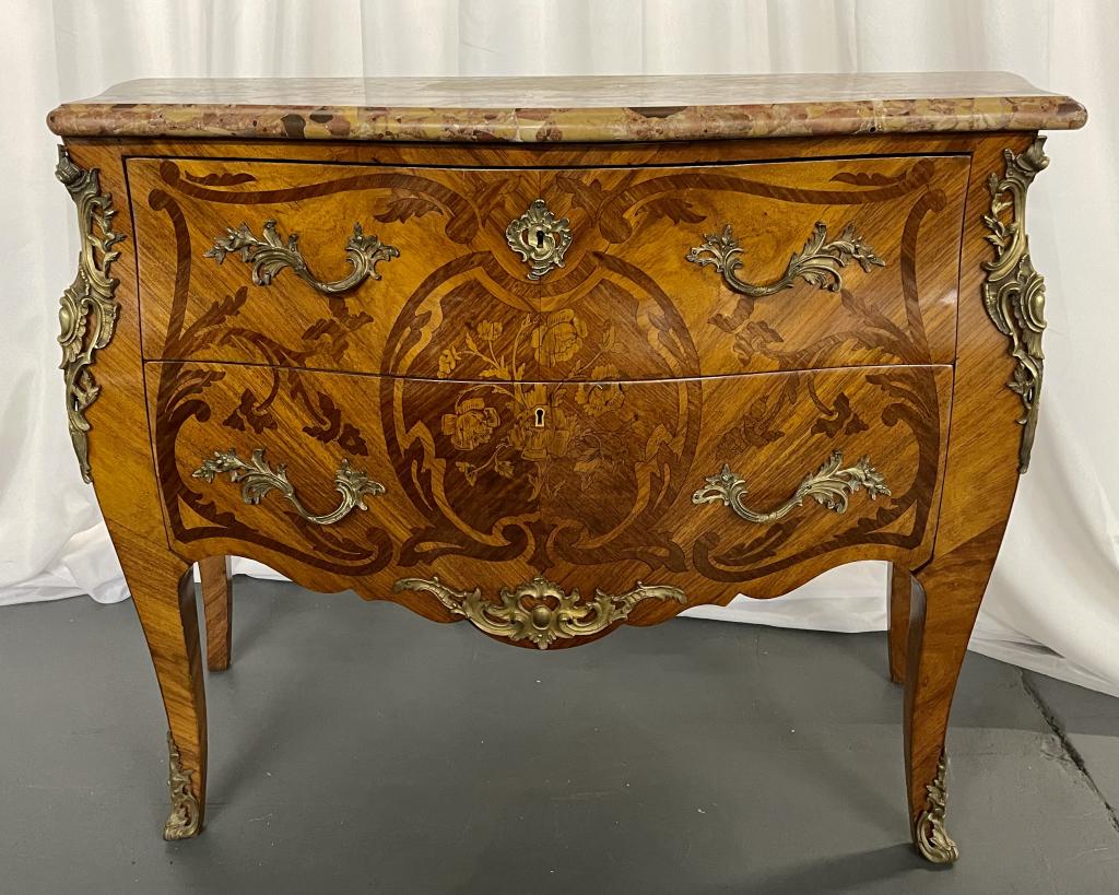 French Antique Marble Top Commode (1 of 7)