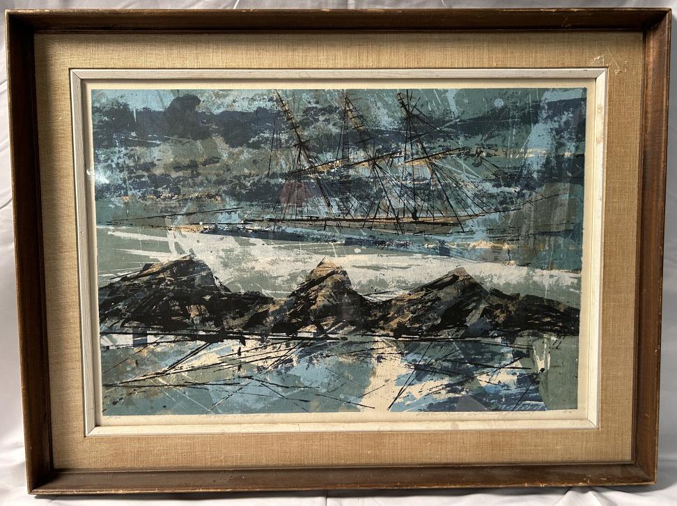 Signed, "Surf Ship #1" Lithograph (1 of 6)