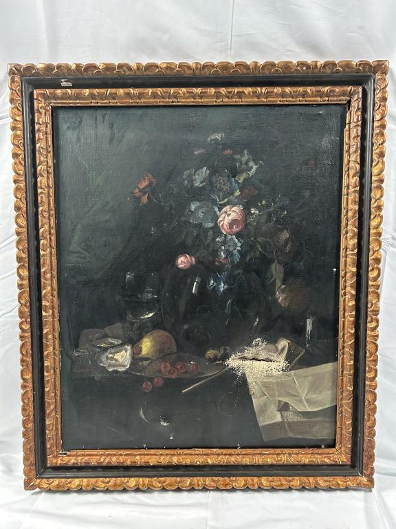 Antique 19th Century Dutch Still Life Painting (1 of 9)
