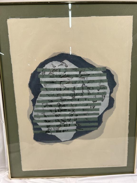 Phyllis Bordreaux, "Caged Birds". Mixed Media (1 of 6)