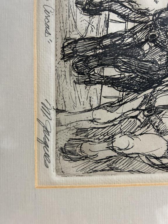 Signed and Framed Print, "At the Circus". (1 of 8)