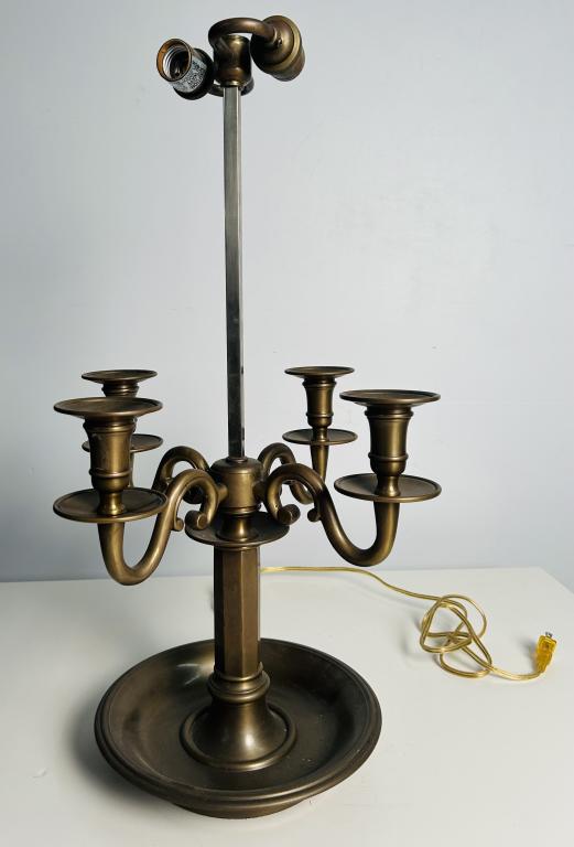 Brass Candelabra Style Table Lamp (1 of 4)