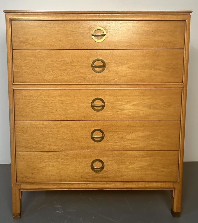 Mid Century Modern Five Drawer Dresser