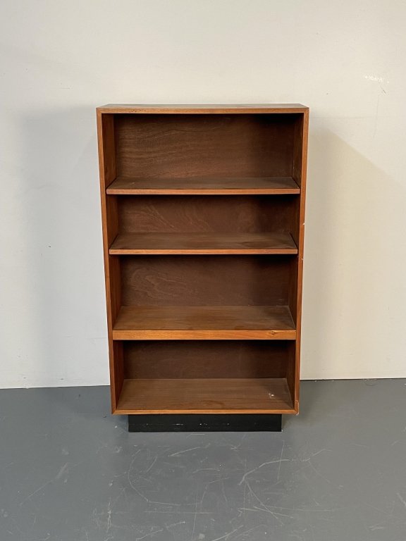 Mid Century Modern Wood Bookcase: Mid Century Modern Wood Bookcase