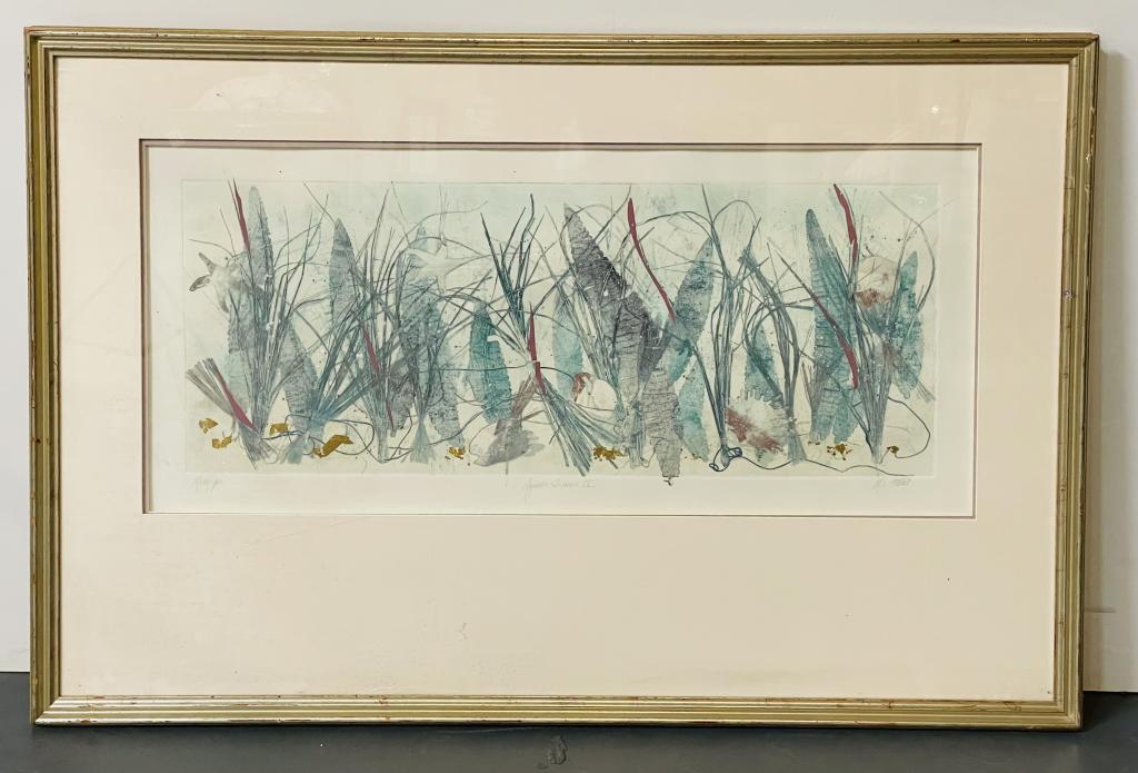 A large signed and numbered modern work of art in. (1 of 1)